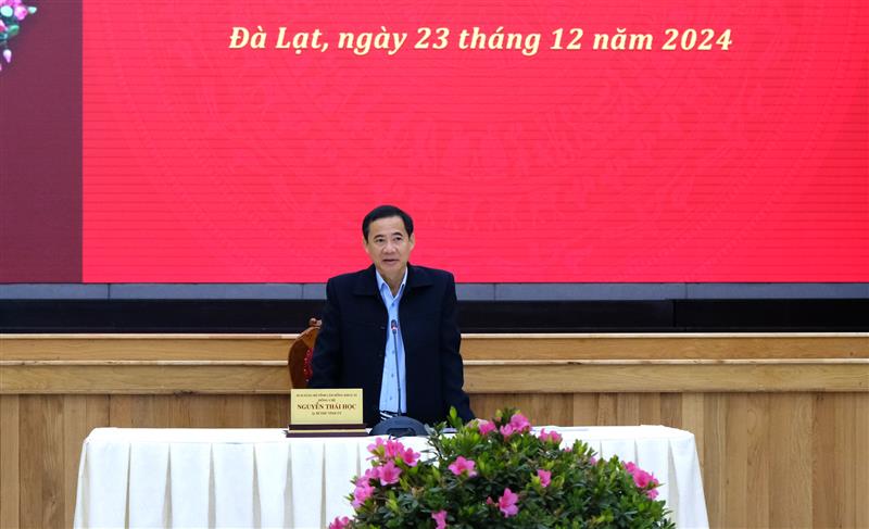 Quyền Bí thư Tỉnh uỷ chủ trì tiếp công dân định kỳ tháng 12/2024