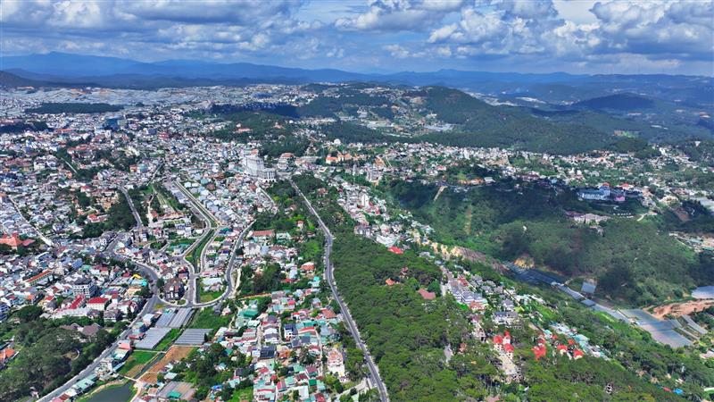 Một góc TP Đà Lạt, tỉnh Lâm Đồng hiện nay - Ảnh: baolamdong.vn