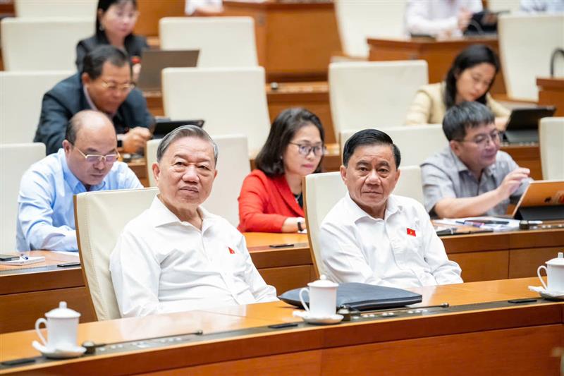 Tổng Bí thư Tô Lâm tham dự tại kỳ họp thứ 8, Quốc hội khoá XV