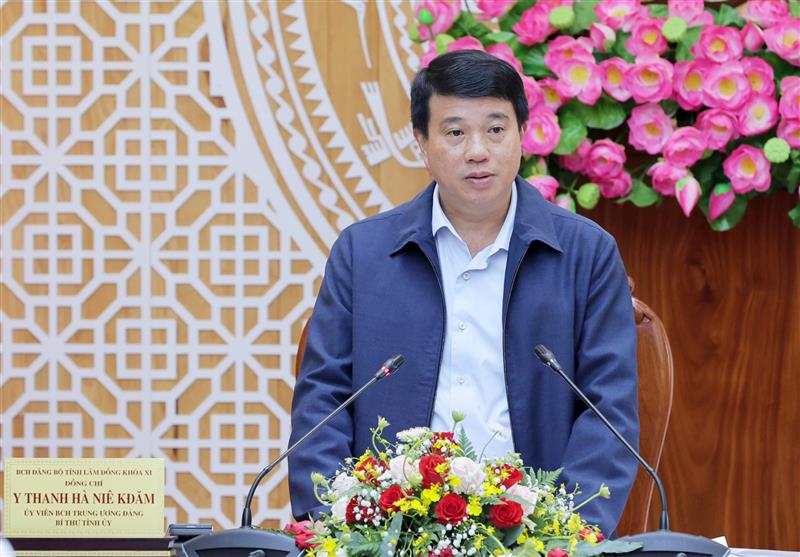 Đồng chí Y Thanh Hà Niê Kđăm - Ủy viên Trung ương Đảng, Bí thư Tỉnh uỷ Lâm Đồng. Ảnh: Baolamdong.vn