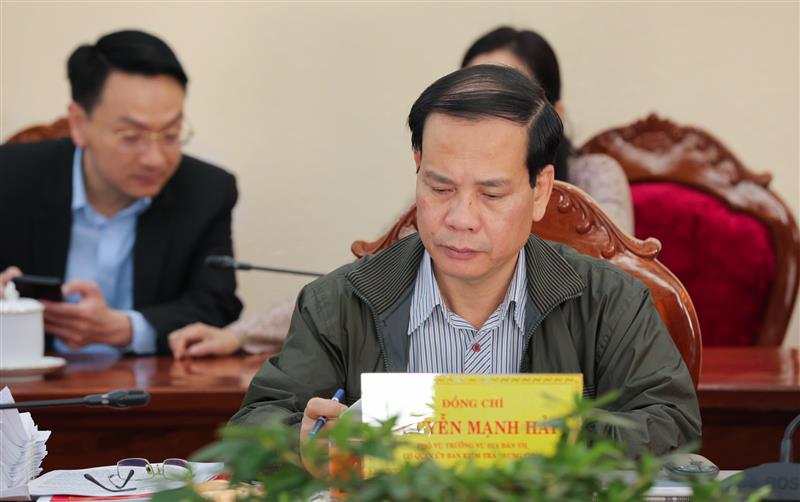 Đại biểu Đoàn kiểm tra Trung ương dự Hội nghị