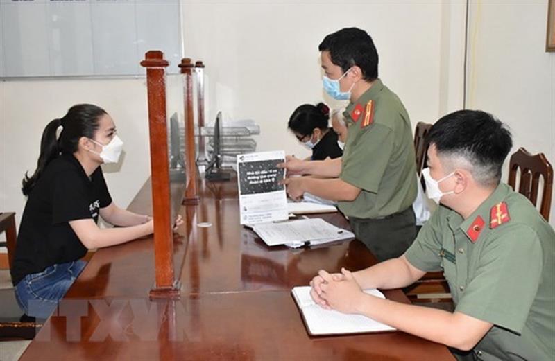 Cơ quan chức năng làm việc với đối tượng thông tin sai sự thật