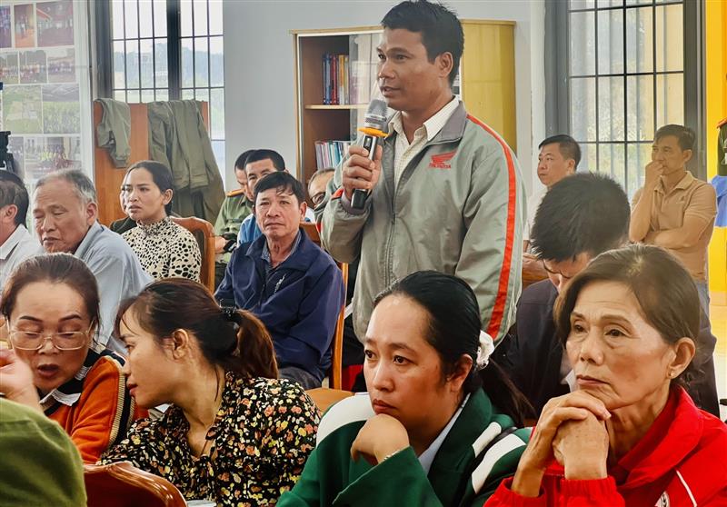 Cử tri nêu ý kiến