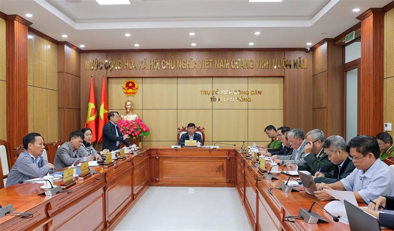 Quang cảnh buổi tiếp công dân. Ảnh: Baolamdong.vn