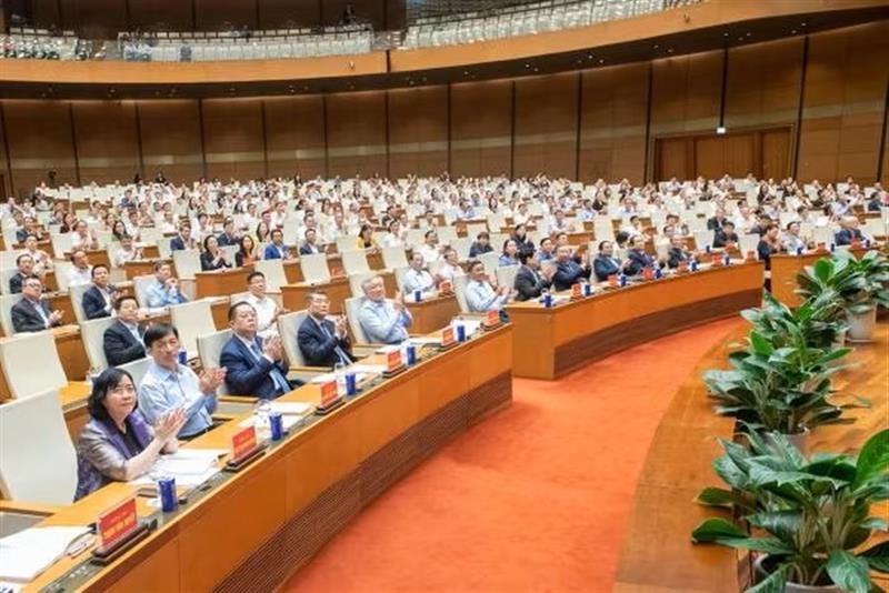 Các đại biểu dự hội nghị.