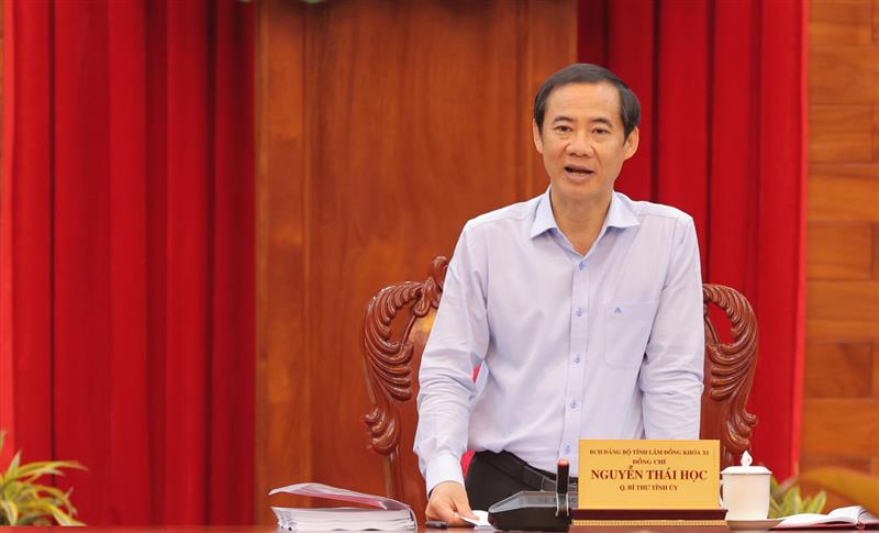 Đồng chí Nguyễn Thái Học - QBTTU chủ trì Hội nghị
