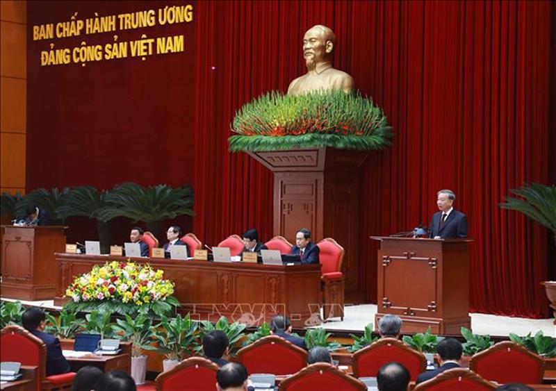 Phiên khai mạc Hội nghị lần thứ 11 Ban Chấp hành Trung ương Đảng khóa XIII