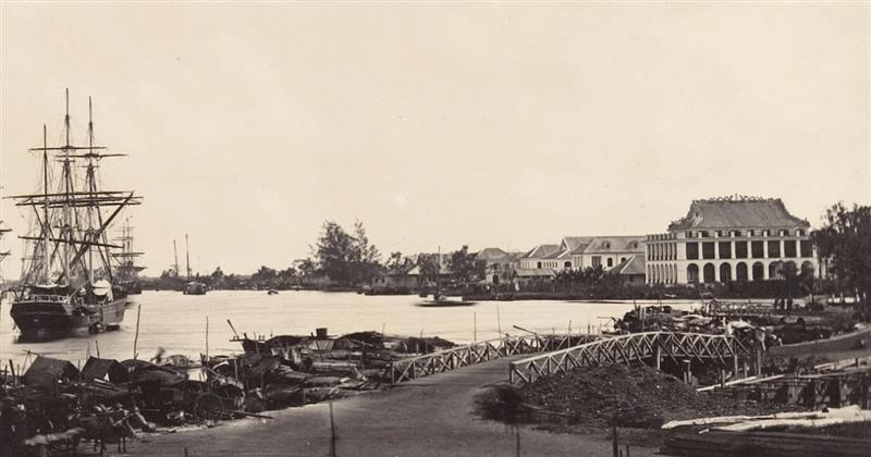 Bến Nhà Rồng đầu thế kỷ XX. Từ nơi này, ngày 5/6/1911, người thanh niên yêu nước Nguyễn Tất Thành đã rời Tổ quốc đi tìm đường cứu nước (Ảnh: Tư liệu: TTXVN)