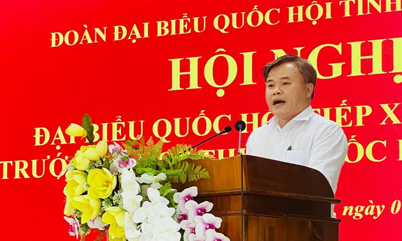 Chủ tịch UBND huyện Đức Trọng Lê Nguyên Hoàng tiếp thu, giải trình những nội dung thuộc thẩm quyền