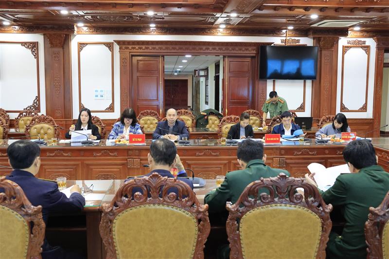 Đại diện các cơ quan Khối Nội chính tham dự hội nghị
