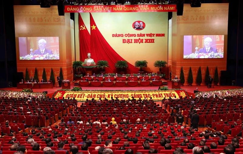 Đại hội đại biểu toàn quốc lần thứ XIII của Đảng (Ảnh: Đảng Cộng sản)