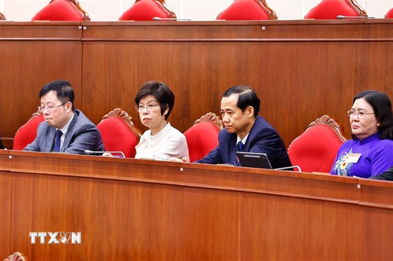 Đại biểu dự bế mạc Hội nghị. (Ảnh: Doãn Tấn/TTXVN)