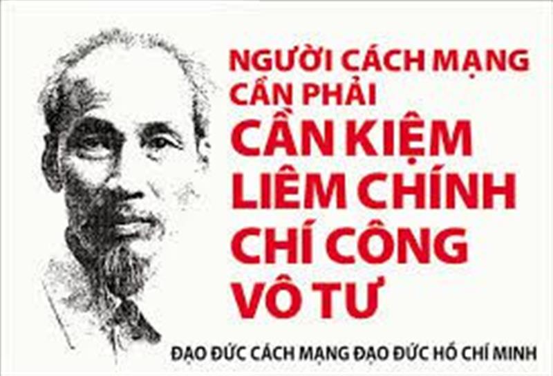 cần, kiệm, liêm, chính, chí công vô tư