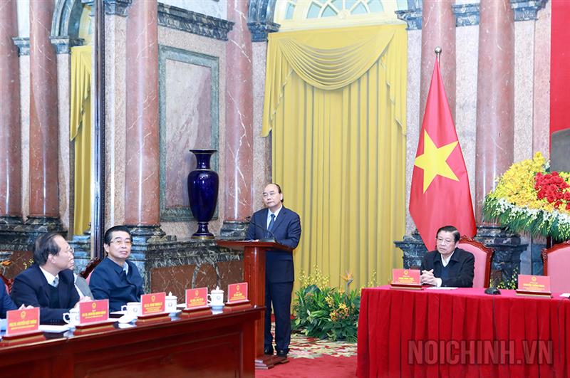 Đồng chí Nguyễn Xuân Phúc, Chủ tịch nước, Trưởng Ban Chỉ đạo xây dựng Đề án
