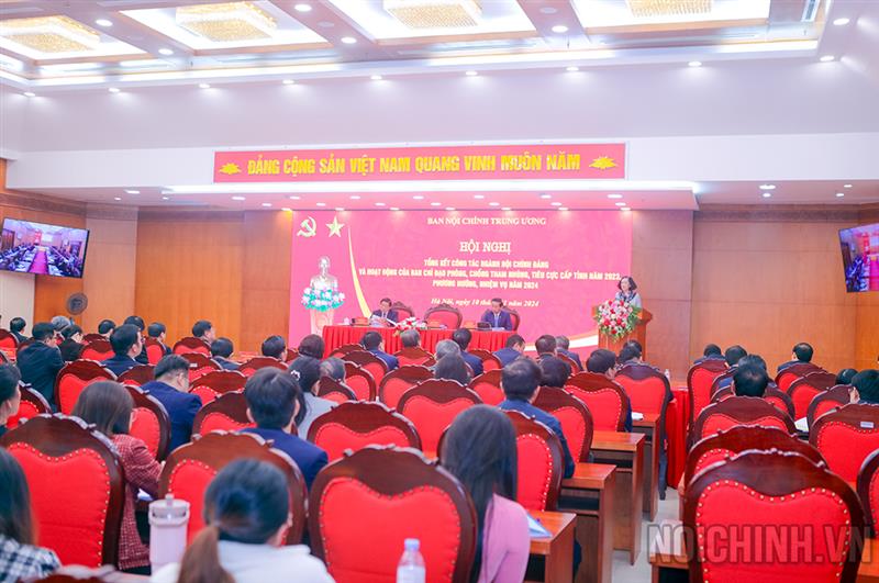 Quang cảnh Hội nghị tại điểm cầu Trung ương