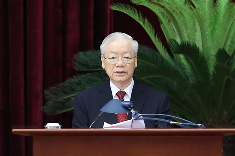 Tổng Bí thư Nguyễn Phú Trọng phát biểu khai mạc Hội nghị
