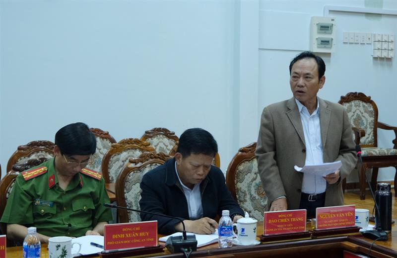 Trưởng Ban Nội chính Tỉnh ủy Lâm Đồng Nguyễn Văn Yên đưa ra một số định hướng để Di Linh làm tốt công tác nội chính trong thời gian tới