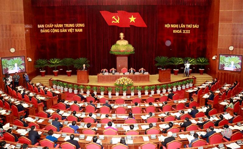 Sáng 3/10, Hội nghị lần thứ 6 Ban Chấp hành Trung ương Đảng khóa XIII đã khai mạc tại Thủ đô Hà Nội